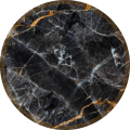 ANTYPOŚLIZGOWA PODKŁADKA POD FOTEL OKRĄGŁA BLACK MARBLE