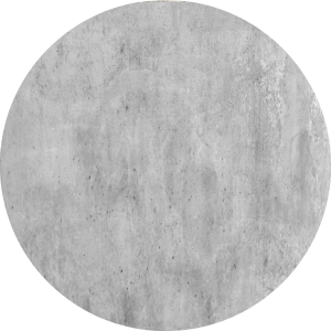 OKRĄGŁA MATA OCHRONNA POD FOTEL BETON CEMENT