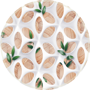 MATA PODŁOGOWA POD FOTEL OCHRONNA DREWNO LIŚCIE