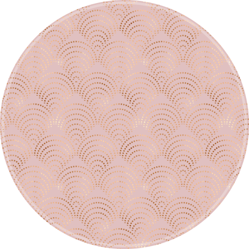 MATA PODŁOGOWA POD FOTEL OCHRONNA PUDROWY RÓŻ WZORY