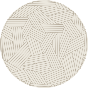 BIUROWA OCHRONNA MATA OKRĄGŁA POD FOTEL DELIKATNY WZÓR