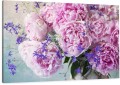 Obraz kwiaty piwonie peonie na płótnie canvas do salonu 