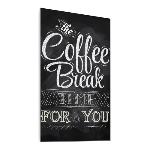 OBRAZ SZKLANY ŚCIENNY DEKORACYJNY DO KUCHNI COFFE KAWA 