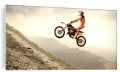 FOTO OBRAZ SZKLANY ŚCIENNY CROSS MOTOCROSS SPORT