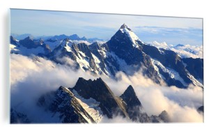 OBRAZ ZE SZKŁA HARTOWANEGO SZKLANY Himalaje góry