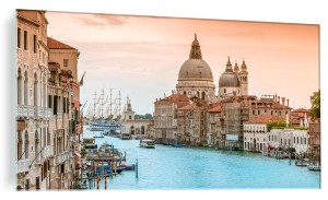 FOTO OBRAZ SZKLANY ŚCIENNY WENECJA WŁOCHY WIDOK