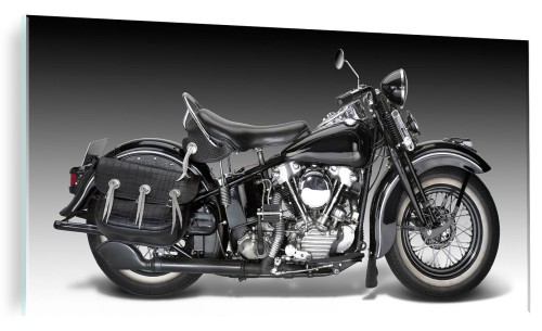 FOTO OBRAZ SZKLANY ŚCIENNY Harley motor motocykl