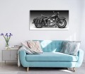 FOTO OBRAZ SZKLANY ŚCIENNY Harley motor motocykl