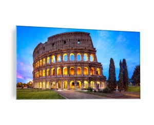 FOTO OBRAZ SZKLANY NA ŚCIANĘ KOLOSEUM W RZYMIE