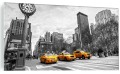 NOWOCZESNY FOTO OBRAZ SZKLANY STREET TAXI NEW YORK