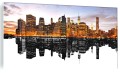 FOTO OBRAZ NA SZKLE SZKLANY PANORAMA MIASTA NEW YORK