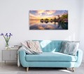FOTO OBRAZ NA SZKLE SZKLANY KRAJOBRAZ TROPI ZACHÓD 