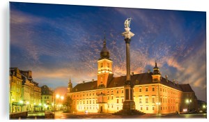 FOTO OBRAZ NA SZKLE Zamek Królewski w Warszawie
