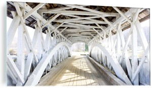 NOWOCZESNY FOTO OBRAZ NA SZKLE do salonu MOST KONSTRUKCJA 