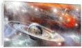 NOWOCZESNY FOTO OBRAZ NA SZKLE kosmos planeta galaktyka