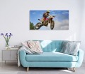 FOTO OBRAZ ZE SZKŁA SPORT CROSS MOTOCROSS