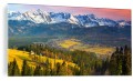 OBRAZ ZE SZKŁA SZKLANY DO SALONU TATRY GÓRY LAS