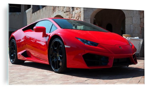 OBRAZ ZE SZKŁA SZKLANY Lamborghini SPORTOWE AUTO
