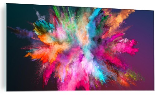 NOWOCZESNY SZKLANY FOTO OBRAZ DO SYPIALNI KOLORY