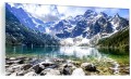 OBRAZ NA SZKLE SZKLANY DO SALONU Morskie Oko Jezioro