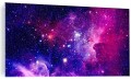 OBRAZ SZKLANY NA SZKLE DO SYPIALNI GALAXY GWIAZDY 