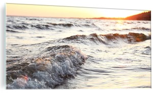 Obraz na szkle szklany do sypialni morskie fale fala morze