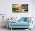 Foto Obraz Szklany do salonu Zachód Słońca Morze 