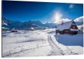 Obraz Zimowa Hala Gąsienicowa Tatry na płótnie do salonu 
