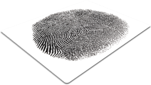 MATA OCHRONNA pod fotel Odbicie Linii Papilarnych