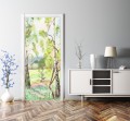 FOTOTAPETA OKLEINA NA DRZWI PASTELOWY LAS DRZEWA