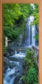 FOTOTAPETA OKLEINA NA DRZWI WODOSPAD NATURA LAS 