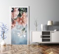 FOTOTAPETA SAMOPRZYLEPNA NA DRZWI ELEGANCKIE KWIATY