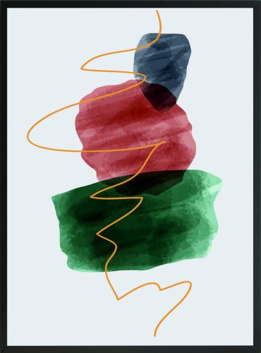 PLAKAT DEKORACYJNY DO SALONU MINIMALIZM KOLORY