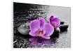 ELEGANCKI OBRAZ SZKLANY FIOLETOWA ORCHIDEA STORCZYK ZEN