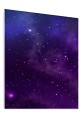 OBRAZ SZKLANY KOSMOS FIOLETOWE MGŁAWICE