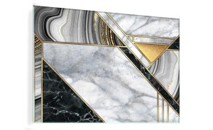 OBRAZ SZKLANY DO SALONU SZTUKA NOWOCZESNA MARMUR 