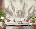 Fototapeta do salonu sypialni LIŚCIE PALMOWE 