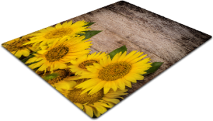 MATA OCHRONNA pod fotel Drewno Słoneczniki