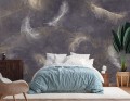 NOWOCZESNA FOTOTAPETA DO SALONU SYPIALNI PIÓRA PIÓRKA 3D 