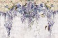 FOTOTAPETA DO SALONU SYPIALNI ELEGANCKIE KWIATY BLUSZCZ