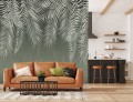 FOTOTAPETA DO SALONU SYPIALNI LIŚCIE TROPIKALNE