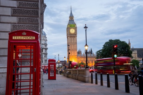 FOTOTAPETA DO SALONU SYPIALNI LONDYN LONDON ANGLIA ULICA
