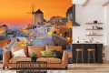 FOTOTAPETA DO SALONU SYPIALNI GRECJA SANTORINI ZACHÓD