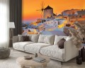 FOTOTAPETA DO SALONU SYPIALNI GRECJA SANTORINI ZACHÓD