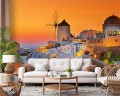 FOTOTAPETA DO SALONU SYPIALNI GRECJA SANTORINI ZACHÓD