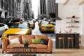 FOTOTAPETA DO SALONU SYPIALNI NEW YORK TAXI STREET 