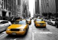 FOTOTAPETA DO SALONU SYPIALNI NEW YORK TAXI STREET 