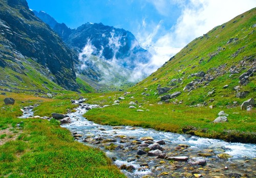 FOTOTAPETA DO SALONU SYPIALNI GÓRSKI POTOK GÓRY NATURA