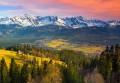 FOTOTAPETA DO SALONU SYPIALNI TATRY WIDOK GÓRY SZCZYTY