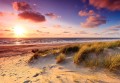 FOTOTAPETA DO SALONU SYPIALNI ZACHÓD SŁOŃCA NAD MORZEM PLAŻA
